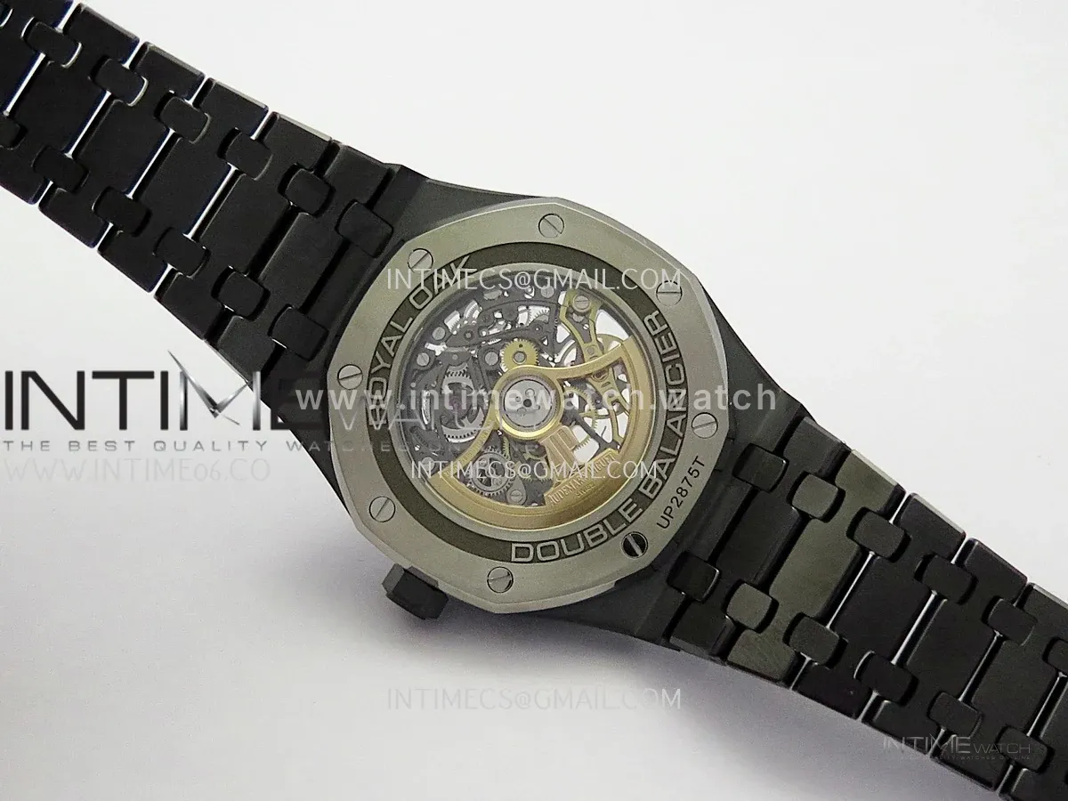 Royal Oak 41mm Openworked Ceramic 15416CE THBF 1:1 Best Edition On Ceramic Bracelet Super Clone 3132 (Free Sprung Look)