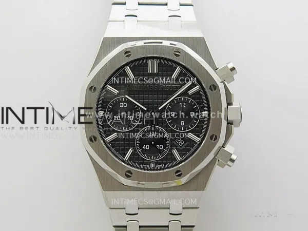 Royal Oak Chrono 26331ST SS IPF 1:1 Best Edition Black Dial on SS Bracelet A7750