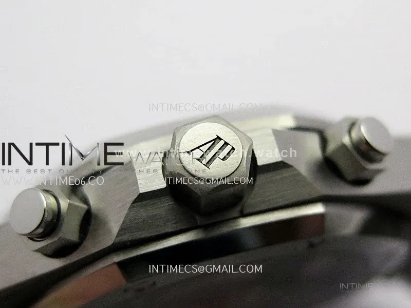 Royal Oak Chrono 26240 50th SS V2 DDF 1:1 Best Edition Black Dial On SS Bracelet Super Clone DD4401