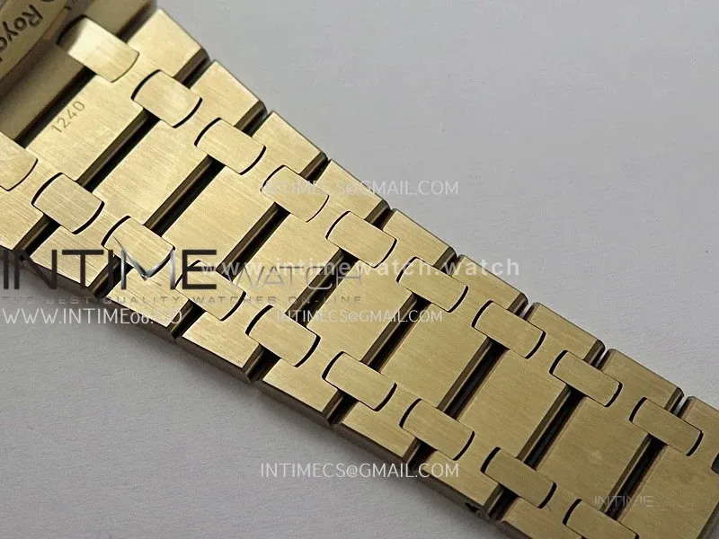 Royal Oak 16204 RG ZF 1:1 Best Edition Skeleton Dial on SS Bracelet A2121