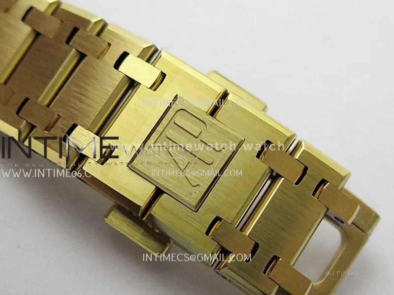 Royal Oak 16204 YG ZF 1:1 Best Edition Skeleton Dial on SS Bracelet A2121