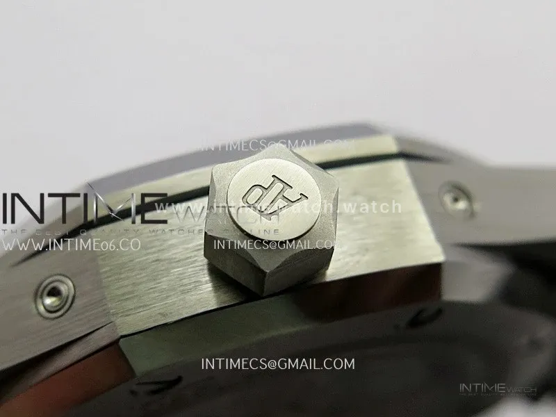 Royal Oak 41mm Complicated 26574 SS BBS Best Edition Burgundy Dial On SS Bracelet A5134