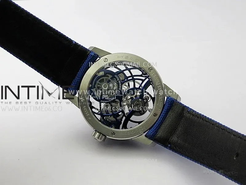Code 11.59 26600NB SS APPF Best Edition Blue Skeleton Dial on Blue Nylon Strap Asian Tourbillon