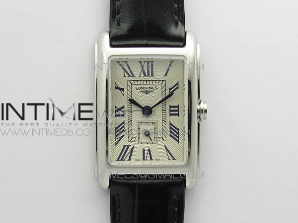 Doloevita SS 8848F 1:1 Best Edition Ivory White Textured Dial On Black Leather Strap Cal.L178.2
