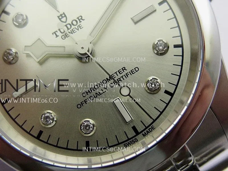 Black Bay 41mm SS HTF 1:1 Best Edition Silver Dial Diamond Marker On SS Jubilee Bracelet Asian 5601