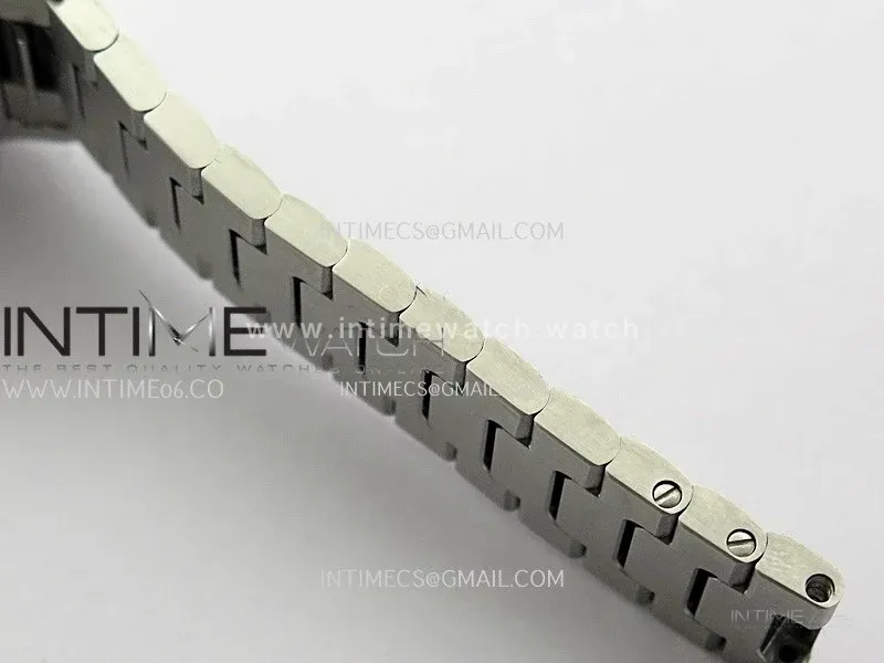 Santos de Cartier 27mm SS/RG 8848F 1:1 Best Edition Red Dial On SS/RG SmartLinks Bracelet Ronda Quartz