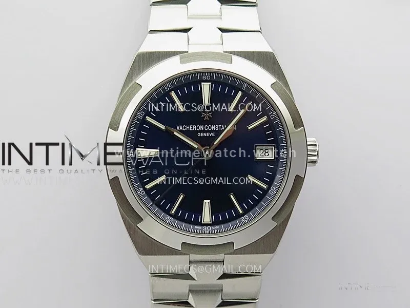 Overseas 4500V SS ZF 1:1 Best Edition Blue Dial on SS Bracelet A5100