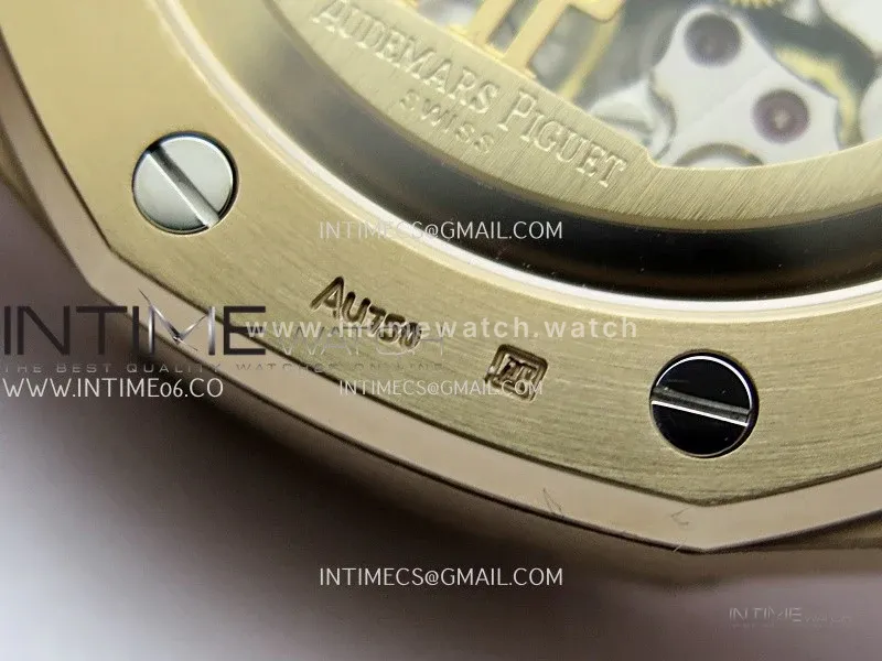 Royal Oak 41mm 15500 RG V2 ZF 1:1 Best Edition Black Textured Dial on SS Bracelet Super Clone SH4302