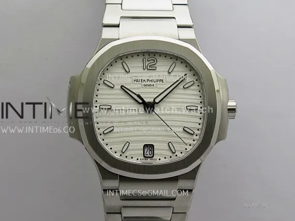 Nautilus 7118 Ladies SS DDF 1:1 Best Edition Silver Dial On SS Bracelet Super Clone DD324