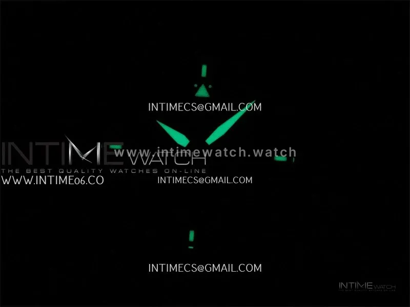 Mark XX IW328210 Mercedes-AMG Petronas F1 Team Ti M+F 1:1 Best Edition Black Dial on Green Rubber Strap MIYOTA 9015