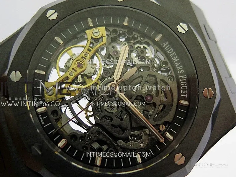 Royal Oak 41mm Openworked Ceramic 15416CE THBF 1:1 Best Edition on Ceramic Bracelet SA3132
