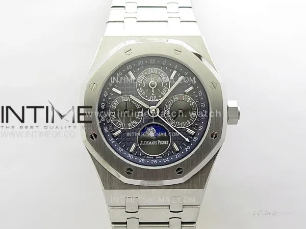 Royal Oak 41mm Complicated 26574 SS BBS Best Edition Dark Blue Dial on SS Bracelet A5134