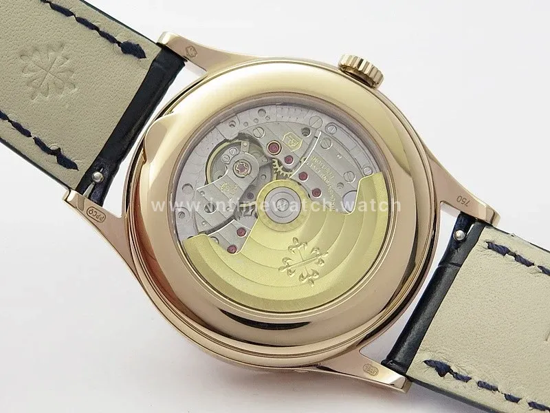 Annual Calendar Complications 5396 RG GRF Best Edition Blue dial T Crystal Markers on Blue leather strap A324