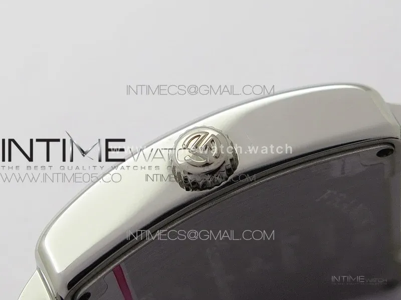Master Square SS Ladies ZF 1:1 Best Edition White Roman Dial on White Leather Strap Ronda Quartz
