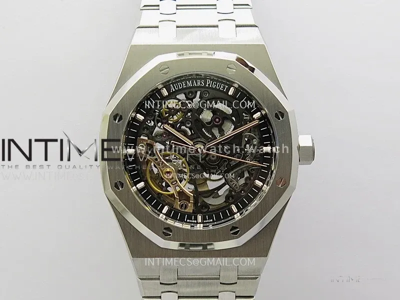 Royal Oak 41mm Openworked 15407 SS THBF 1:1 Best Edition on SS Bracelet SA3132