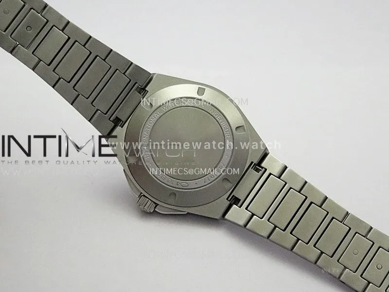 Ingenieur IW328908 SS CHF 1:1 Best Edition Green Grid Dial On SS Bracelet A2892