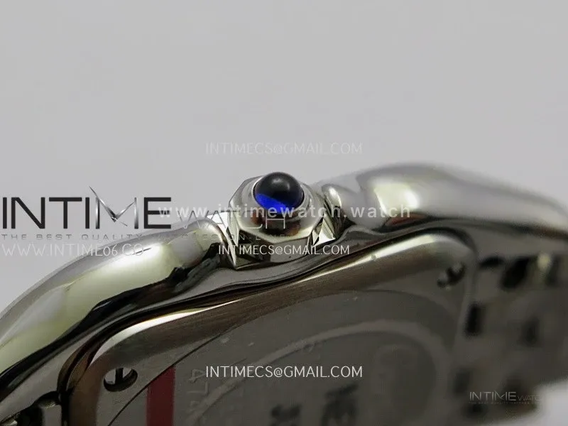 Panthère Secrete Ladies 22mm Diamond Bezel SS BBA 1:1 Best Edition Blue Ombre Dial On SS Bracelet Ronda Quartz