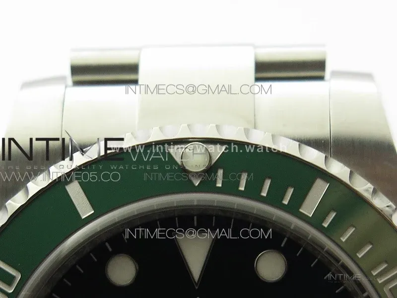 Submariner 116610 LV Green Ceramic ZRF 1:1 Best Edition on SS Bracelet VR3135 (CF Bezel)