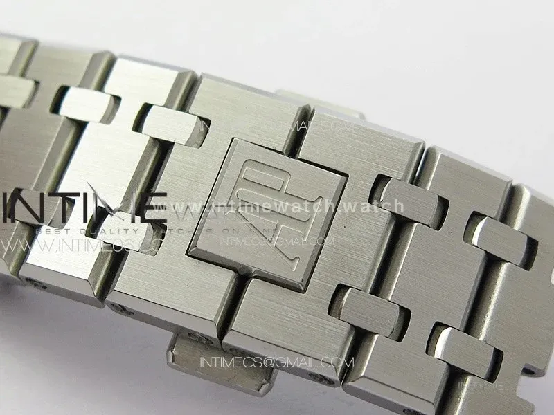 Royal Oak 41mm Tourbillon SS Color T Crystal Bezel BBS Best Edition Blue Dial on SS Bracelet