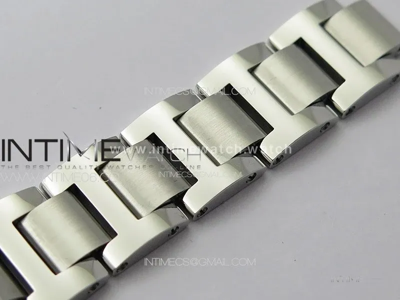 Ballon Bleu 33mm SS 3KF 1:1 Best Edition White Textured Dial on SS Bracelet A076