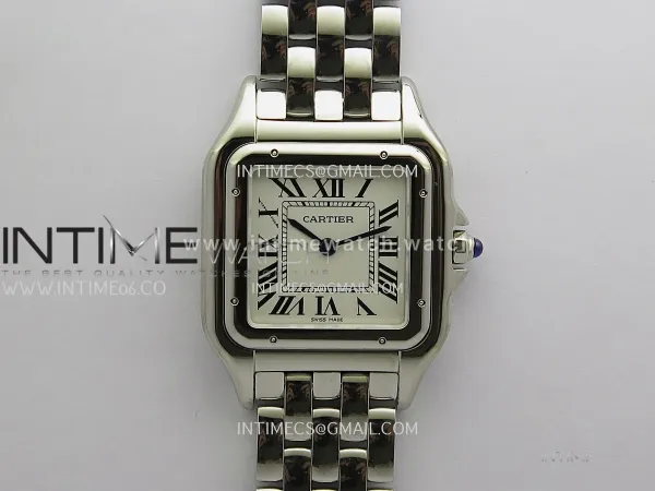 Panthère Secrete Ladies 31mm SS 8848F 1:1 Best Edition White Dial On SS Bracelet Ronda Quartz