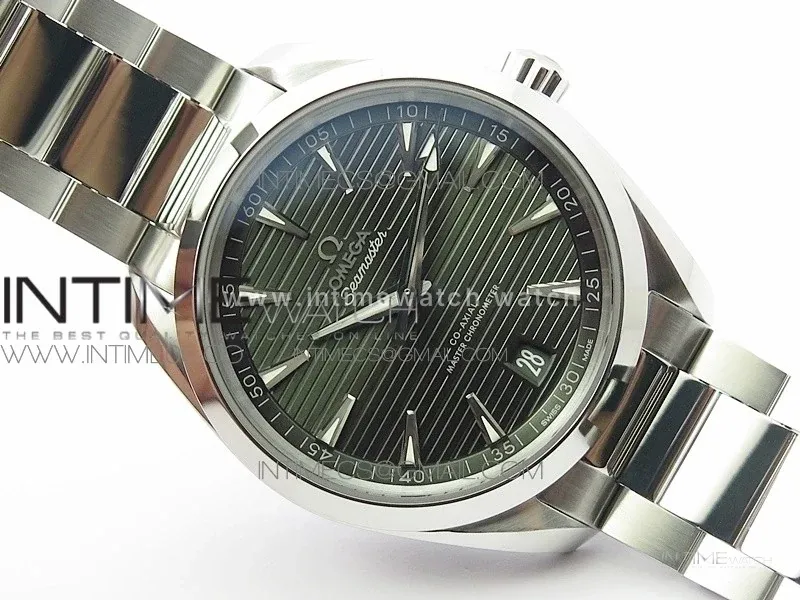 Aqua Terra 150m 41mm VSF 1:1 Best Edition Green Dial on SS Bracelet A8900 Super Clone