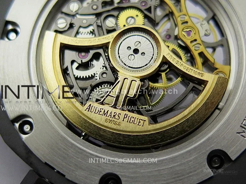 Royal Oak 41mm Openworked Ceramic 15416CE THBF 1:1 Best Edition on Ceramic Bracelet SA3132