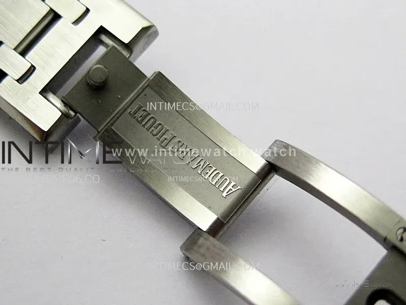 Royal Oak 37mm 15450 SS ZF 1:1 Best Edition Blue Textured Dial on SS Bracelet SA3120 Super Clone