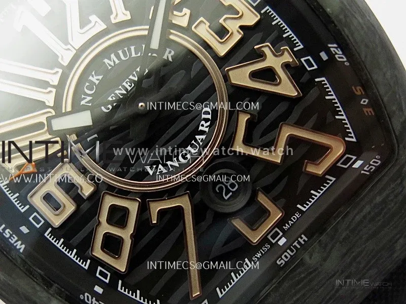 Vanguard Racing Carbon V45 RG ABF Best Edition On Black Nylon Strap A2824