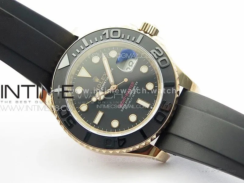 Yacht-Master 116655 Everose Gold (Baselworld 2015) on Oysterflex Strap