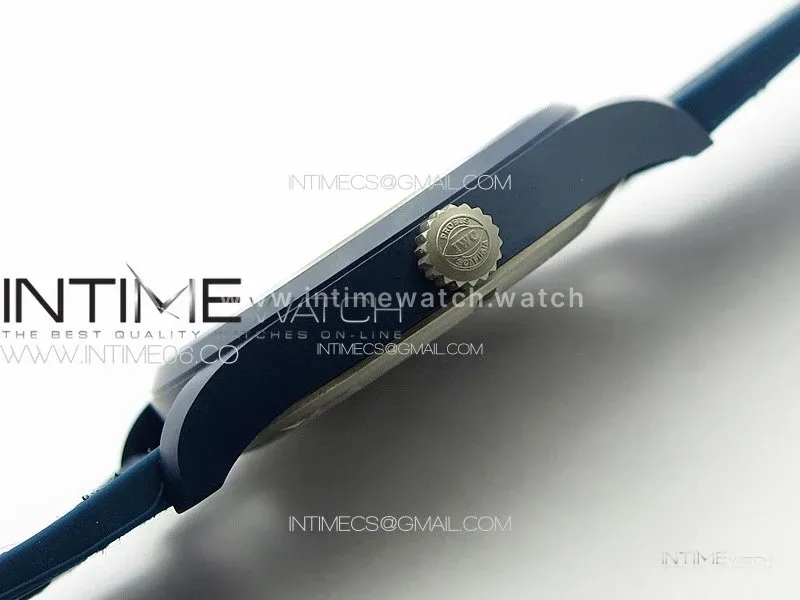 Mark XVIII IW328101 Blue Ceramic M+F 1:1 Best Edition Blue Dial on Blue Nylon Strap A2892