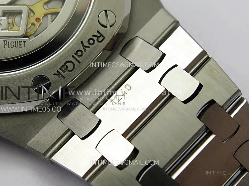 Royal Oak 39mm 16202 50th SS ZF 1:1 Best Edition Blue Textured Dial on SS Bracelet A7121