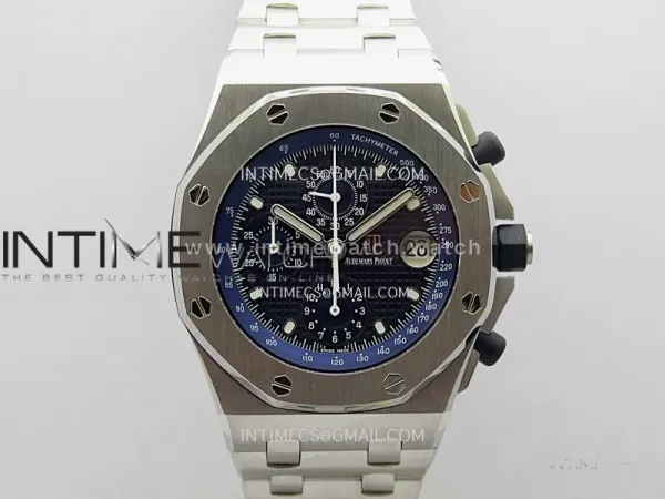 Royal Oak Offshore 42mm Re-edition SS TKF Best Edition Blue Dial on SS Bracelet A7750