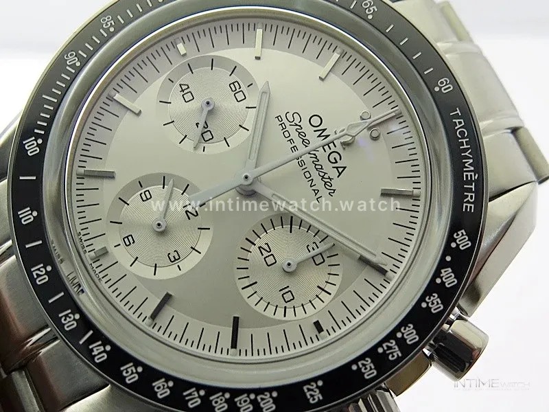 Speedmaster SS RMF Best Edition White Dial on SS Bracelet Lemania HW