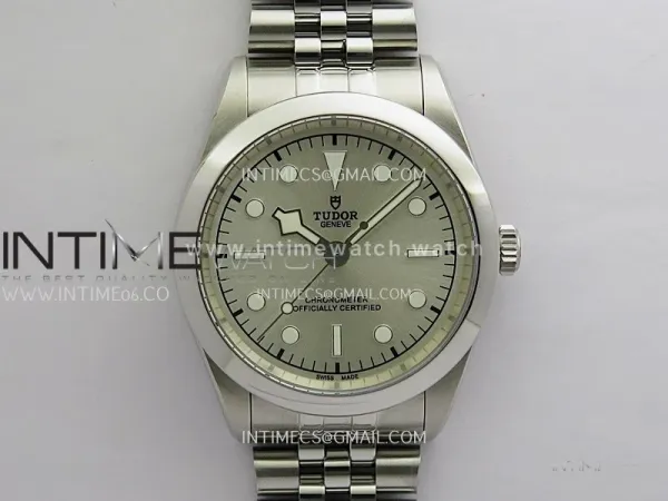 Black Bay 41mm SS HTF 1:1 Best Edition Silver Dial On SS Jubilee Bracelet Asian 5601