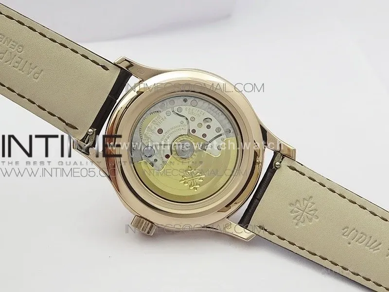 Annual Calendar Complications 5205R RG GRF Best Edition Black dial on Brown leather strap A324