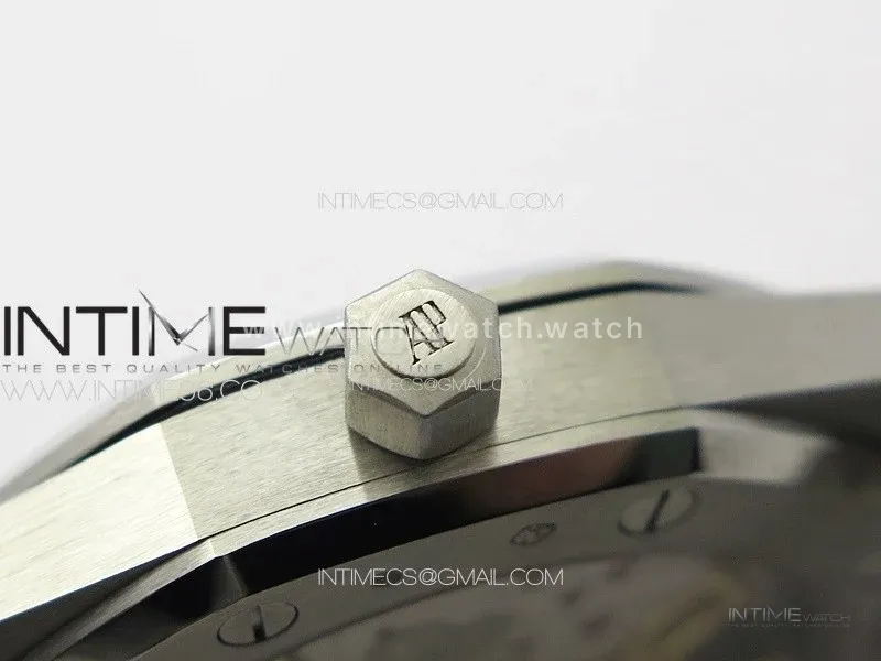Royal Oak 39mm V2 16202 50th SS ZF 1:1 Best Edition Green Textured Dial on SS Bracelet A7121
