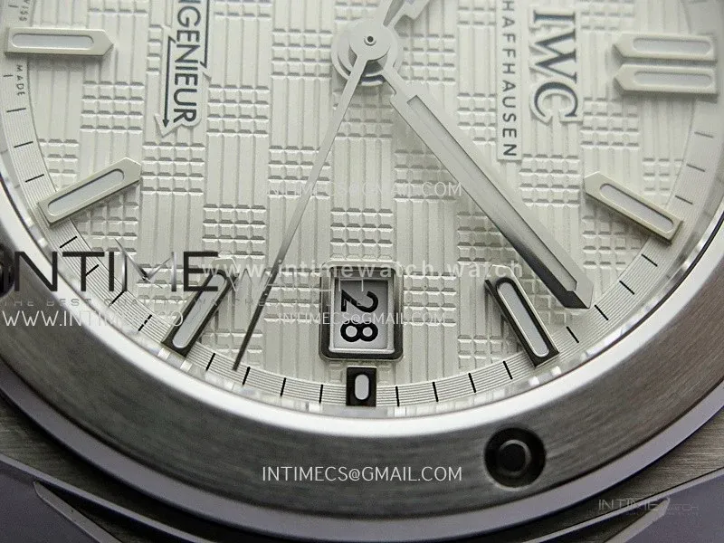 Ingenieur IW328902 SS MZF 1:1 Best Edition Silver Dial On SS Bracelet A2892 (Free Tool)