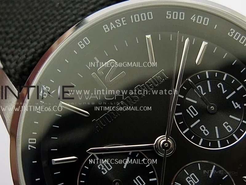 Code 11.59 Chrono 26393 SS/PVD APPF Best Edition Black Dial on Black Nylon Strap A4401