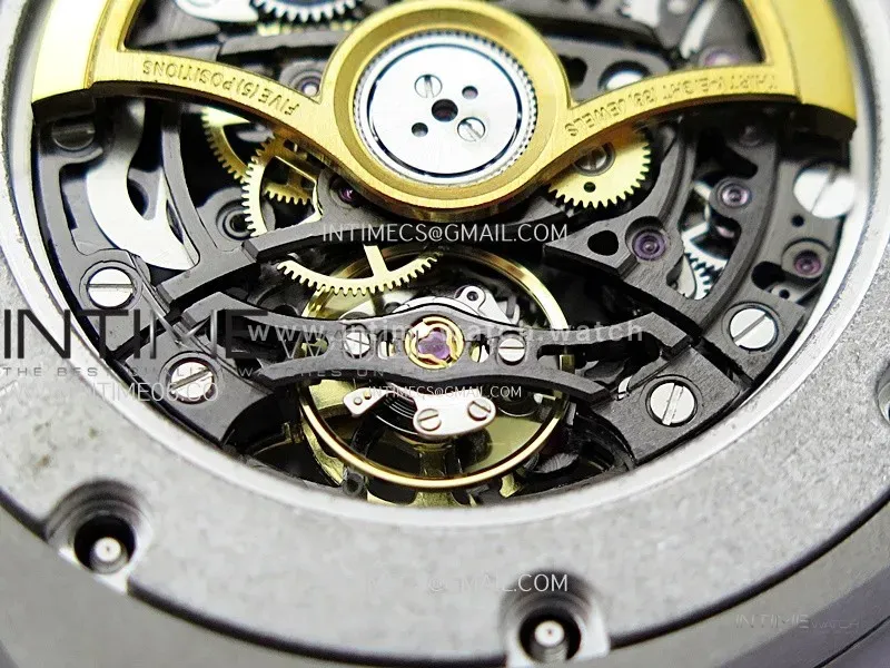 Royal Oak 41mm Skeleton 15407 SS ZF 1:1 Best Edition Skeleton Dial on SS Bracelet A3132