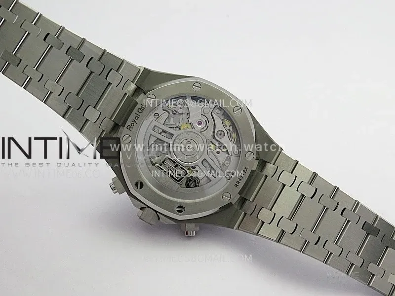 Royal Oak Chrono 26240 50th SS V2 DDF 1:1 Best Edition Green Dial On SS Bracelet Super Clone DD4401