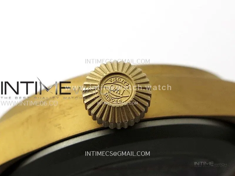 Big Pilot IW329702 Bronze M+F 1:1 Best Edition Green Dial On Brown Leather Strap SEIKO 8N-24