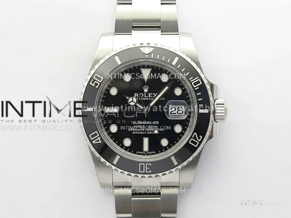 Submariner 116610 LN Black Ceramic C+F 904L 1:1 Best Edition on SS Bracelet VR3135